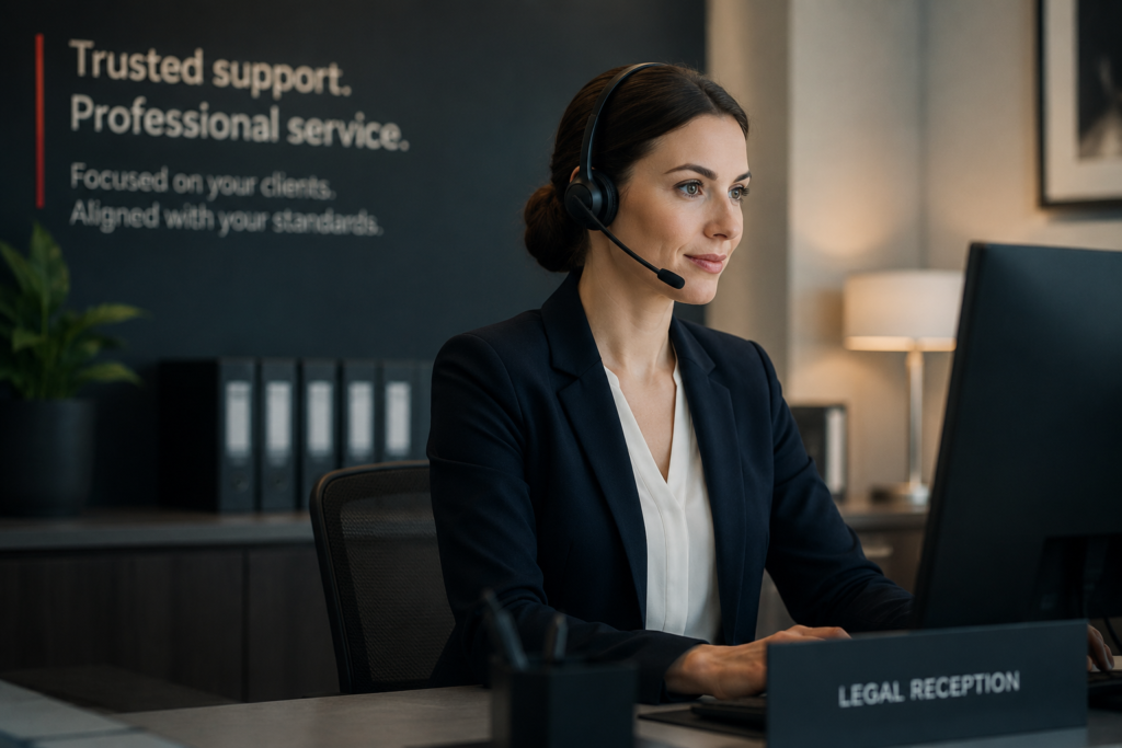 Outsourced legal reception support for UK solicitors